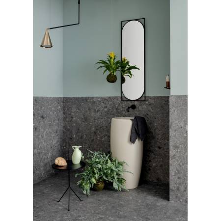 Lea Side Stone Cluster Dark mat