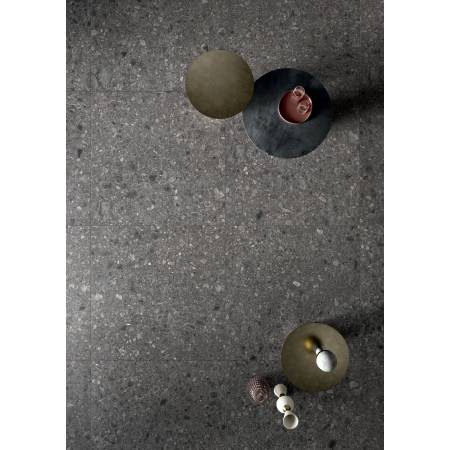 Lea Side Stone Cluster Dark mat