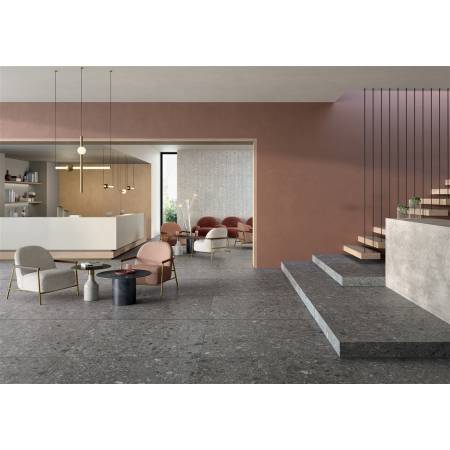 Lea Side Stone Cluster Dark mat