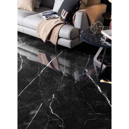 Carrelage Emilceramica Calacatta Black 60x120 Cm – Marbre Noir D'Italie !